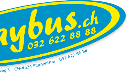 DAYBUS Flumenthal - Solothurn - Kleinbus - Reisecar - Mietfahrzeuge - Car-Reisen